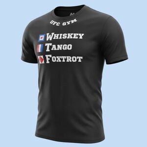 A4 UFC Gym Tough Mudder Phucka men (XL) Graphic T-Shirt Athletic Training Black